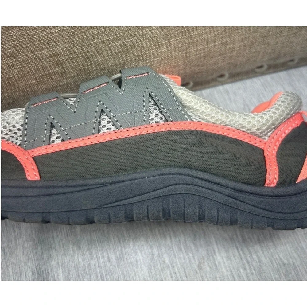 Northside Kids Water Shoes Coral Gray Mesh‎ Quick Dry Water Sandals S 5 New